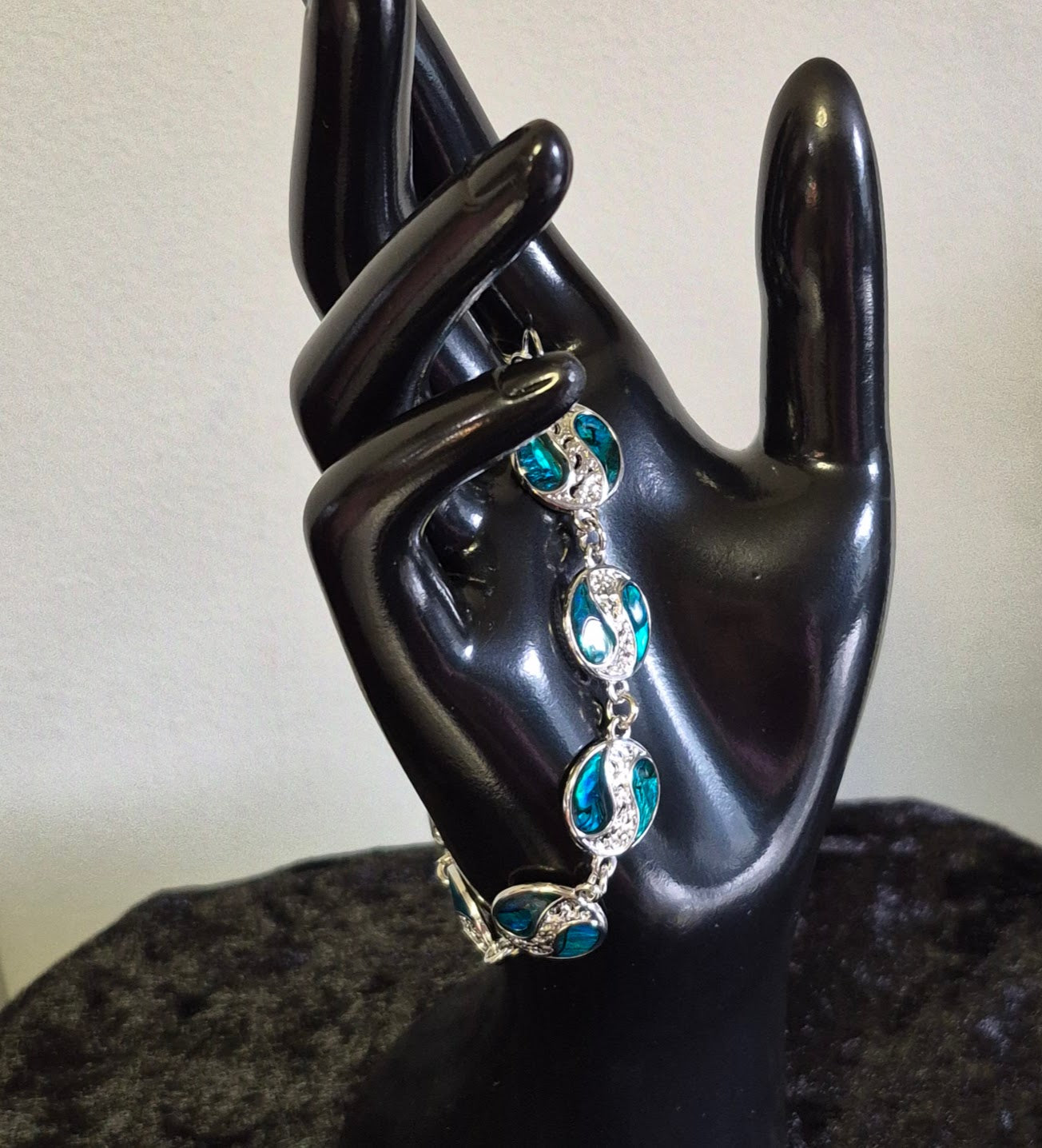 Turquoise Disk Bracelet