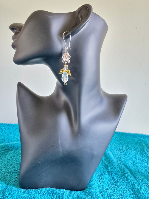 Angel earrings