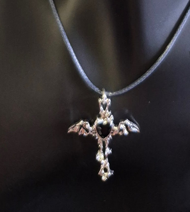 Gothic winged cross