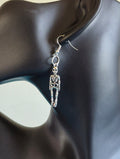 Stainless Steel Skeleton Earrings