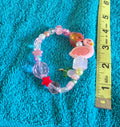 Whimsical Flamingo stretch bracelet