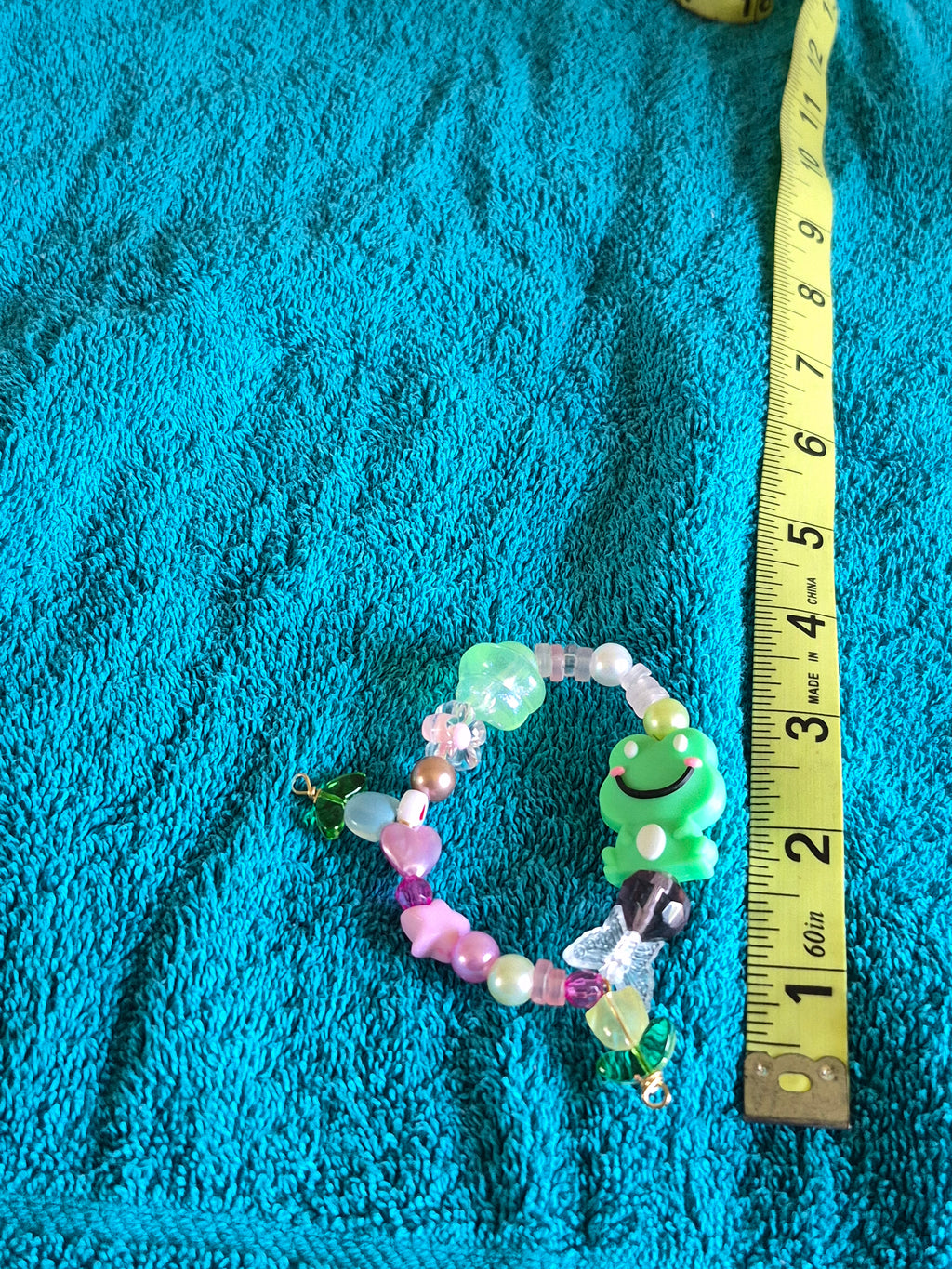 Whimsical Frog stretch bracelet