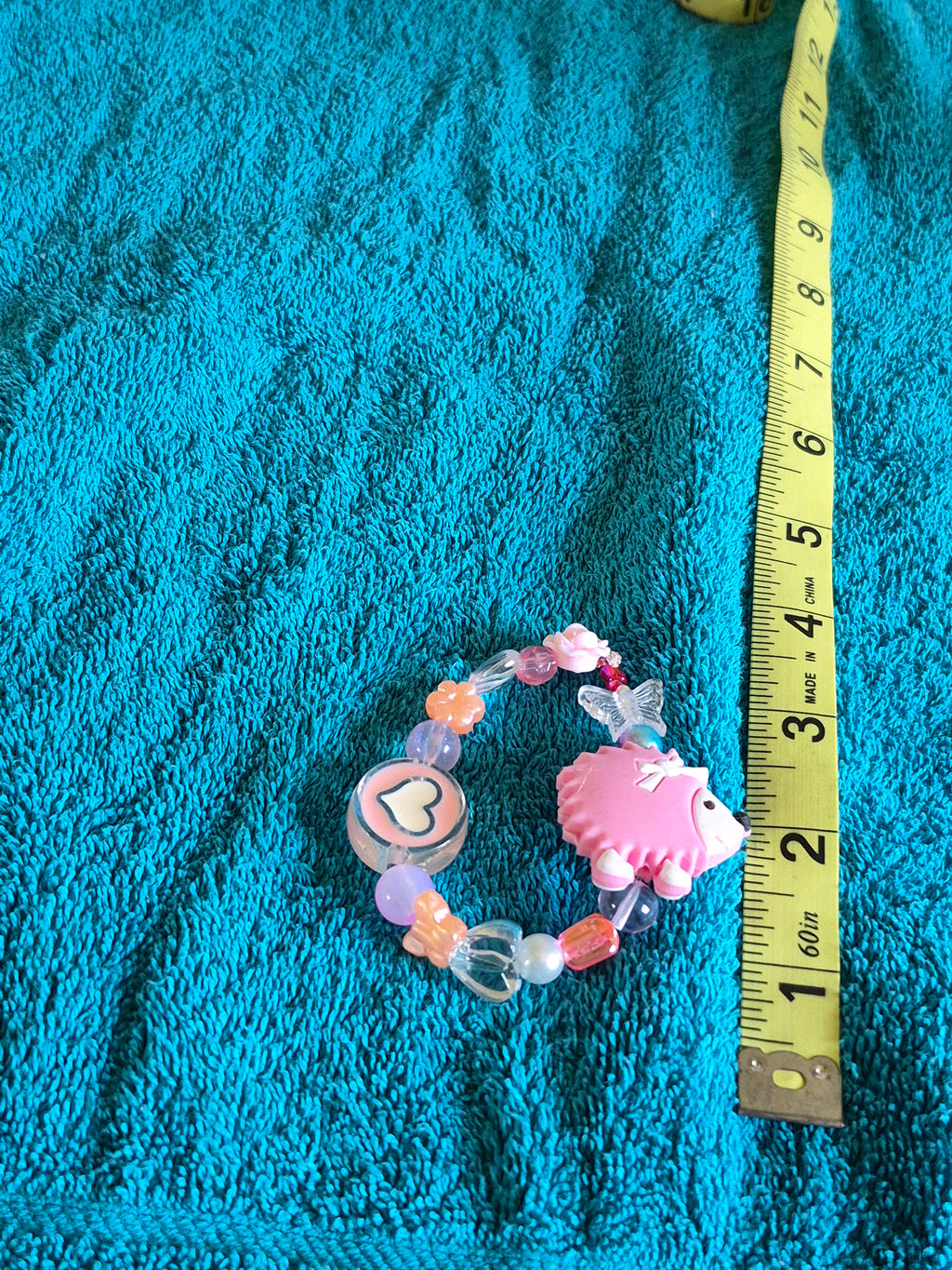Whimsical Hedgehog stretch bracelet