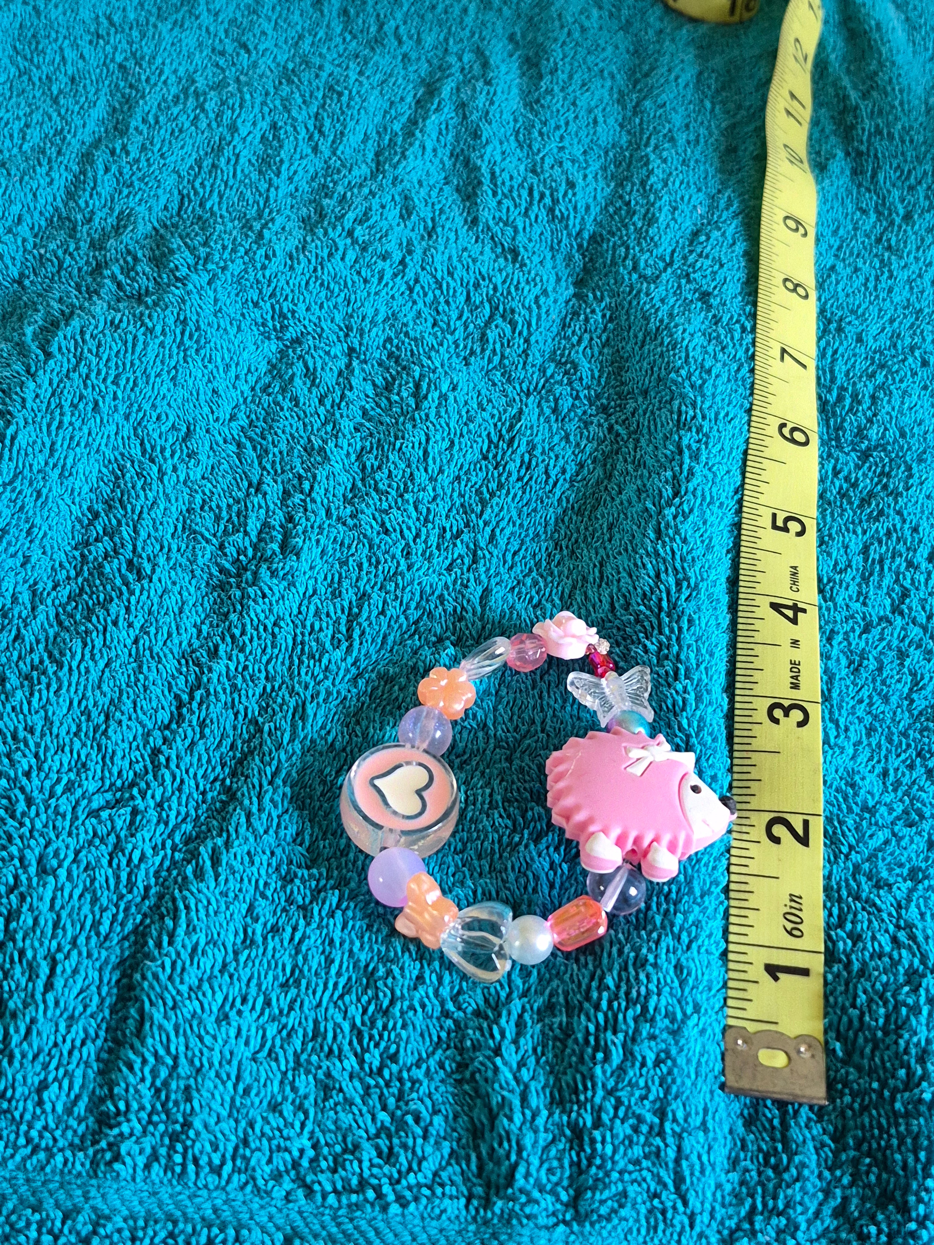 Whimsical Hedgehog stretch bracelet