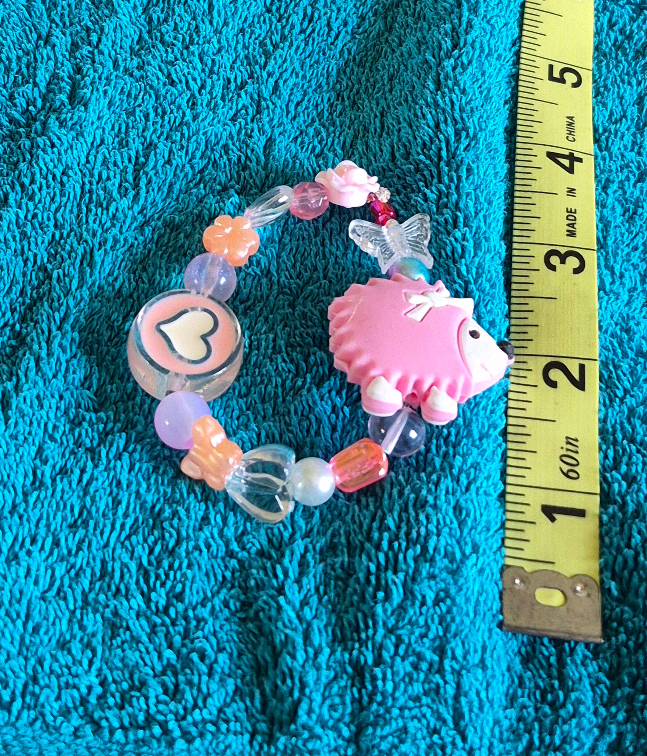 Whimsical Hedgehog stretch bracelet