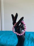 Pink stretch bracelet