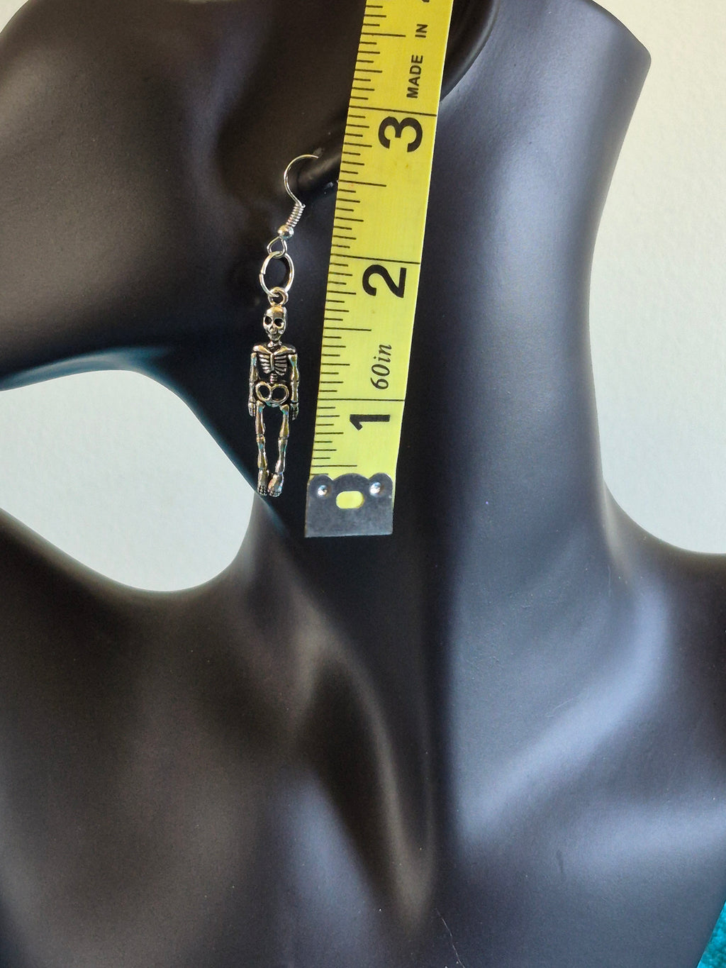 Stainless Steel Skeleton Earrings