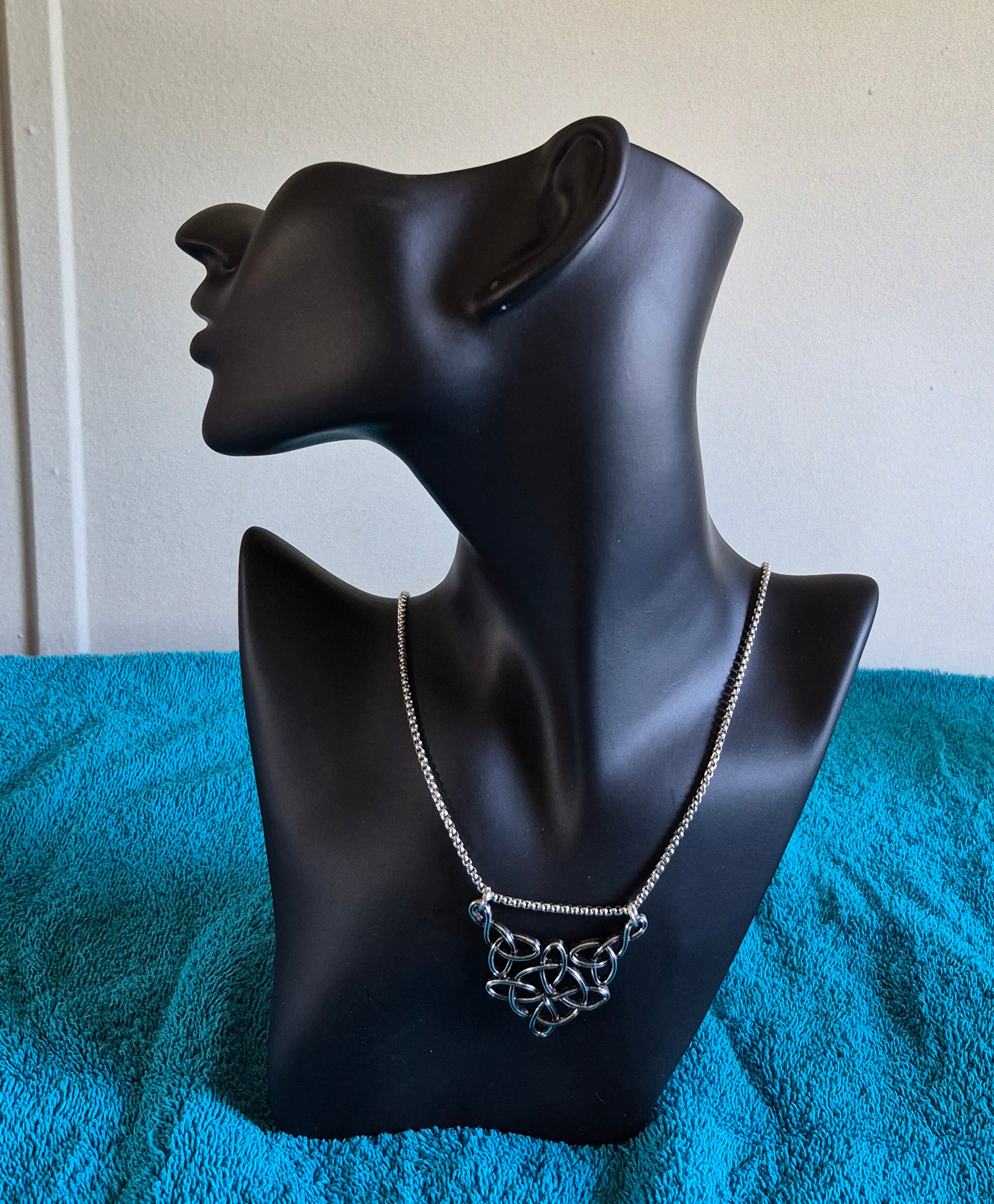 Silver Knot Necklace