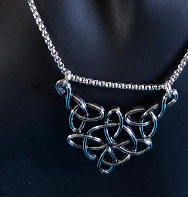 Silver Knot Necklace